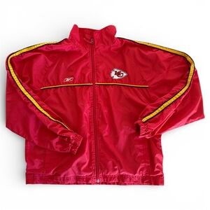 Vintage Reebok Kansas City Chiefs Windbreaker, Size XL, NFL